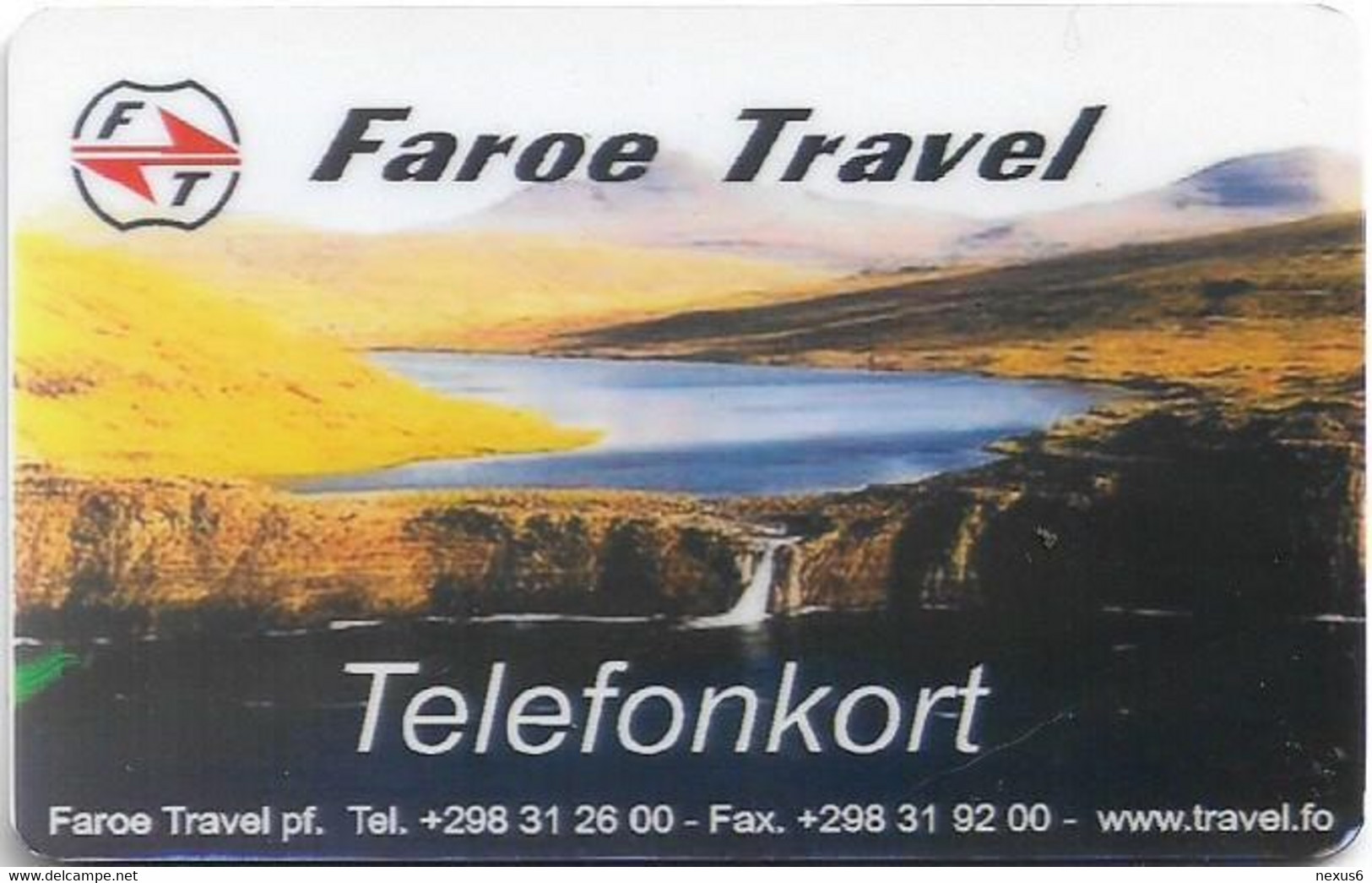 Faroe - Faroe Travel Telefonkort, Hard Plastic Prepaid, Specimen;; - Faroe Islands