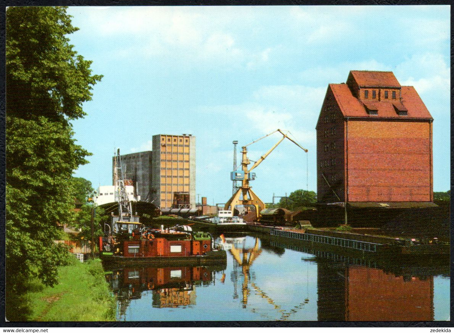 F4199 - TOP Anklam Hafen Krahn - Bild Und Heimat Reichenbach - Anklam