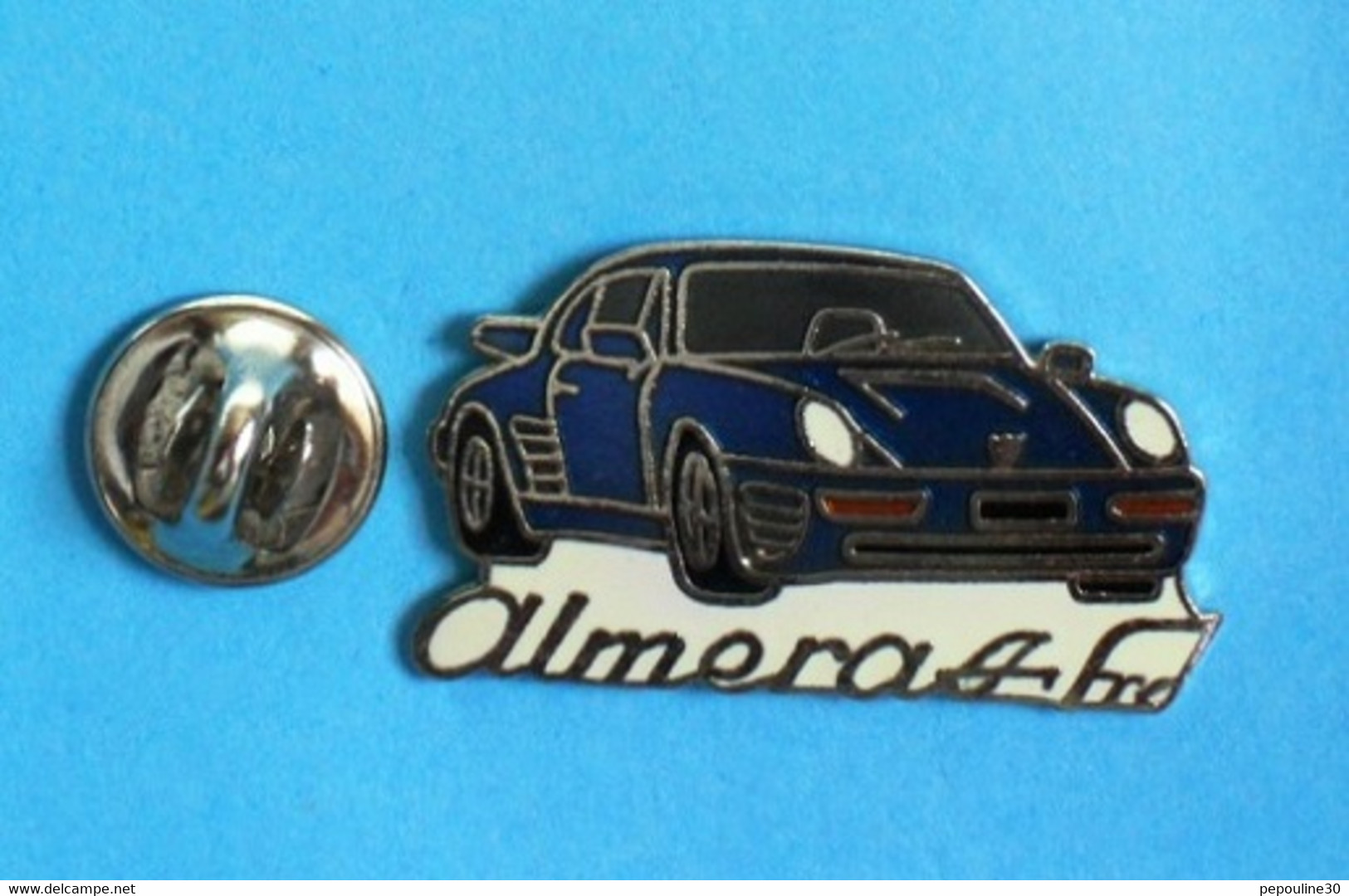 1 PIN'S  //  ** PORSCHE CARRERA / ALMERAS Frères ** . (Jep) - Porsche