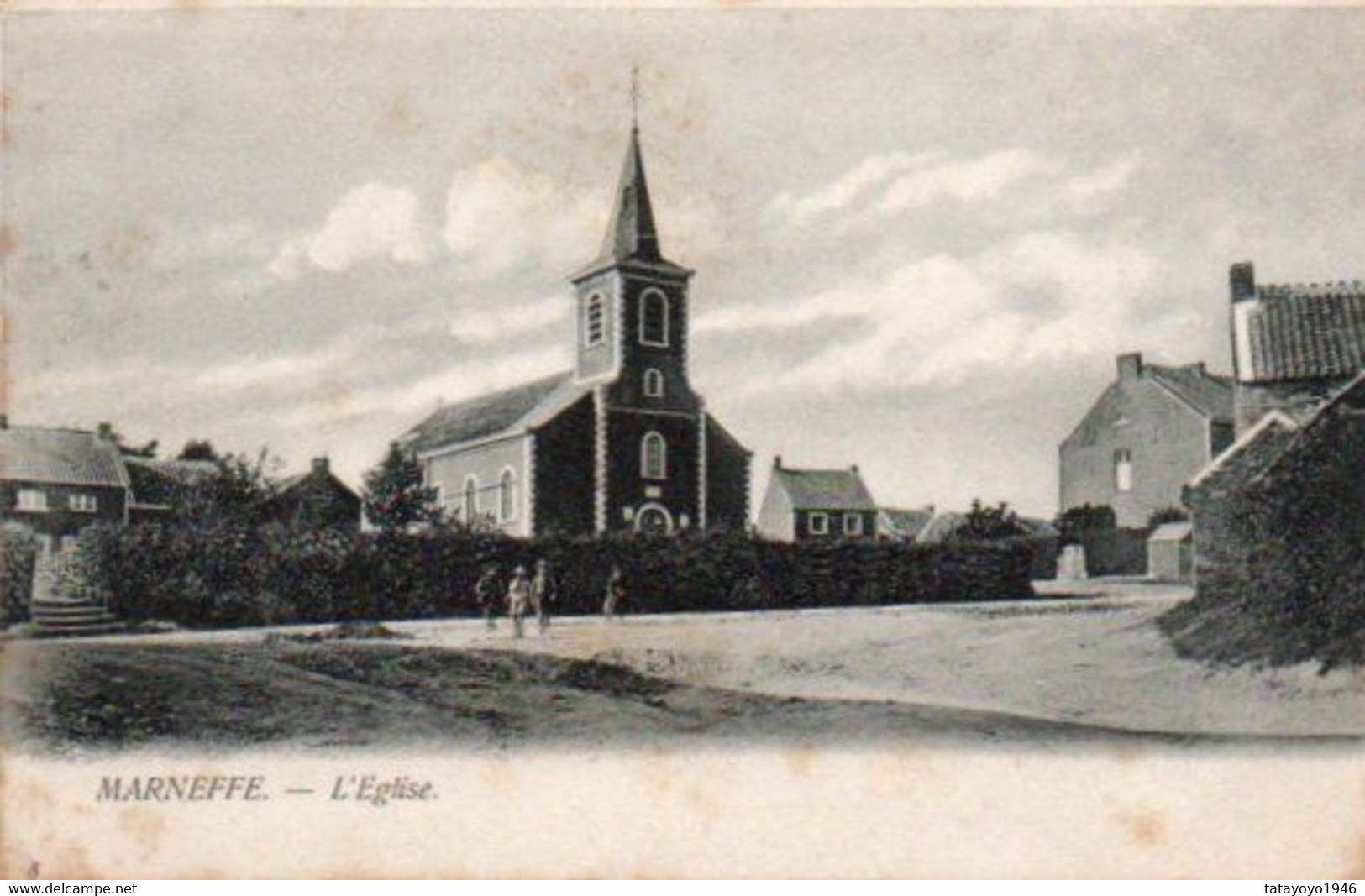 Marneffe  L'eglise Voyagé En 1908 - Burdinne