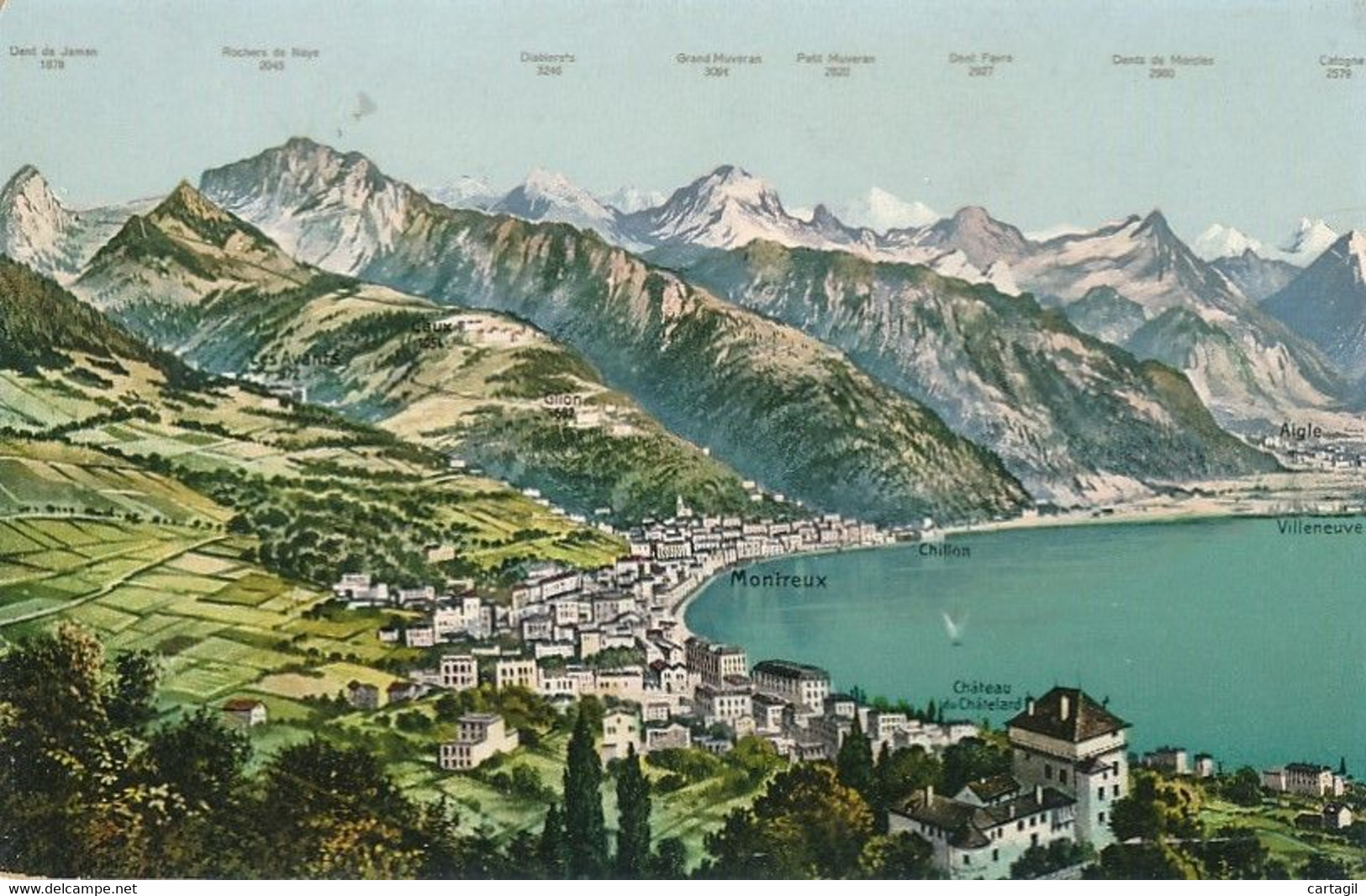 Lot -L473-SUISSE - CANTON DE VAUD - Belle Sélection 40 Cartes Postales ( Scans Et Description) - 5 - 99 Cartes