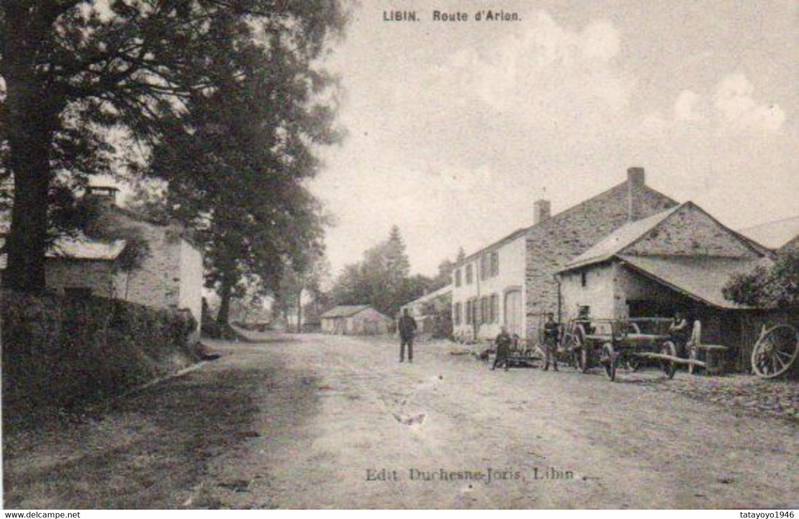 Libin   Route D'Arlon Animée N'a Pas Circulé - Libin