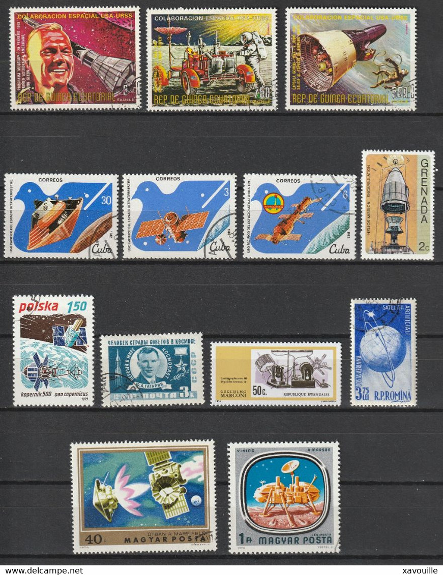 Lot De 28 Timbres Espace - Space - Collections