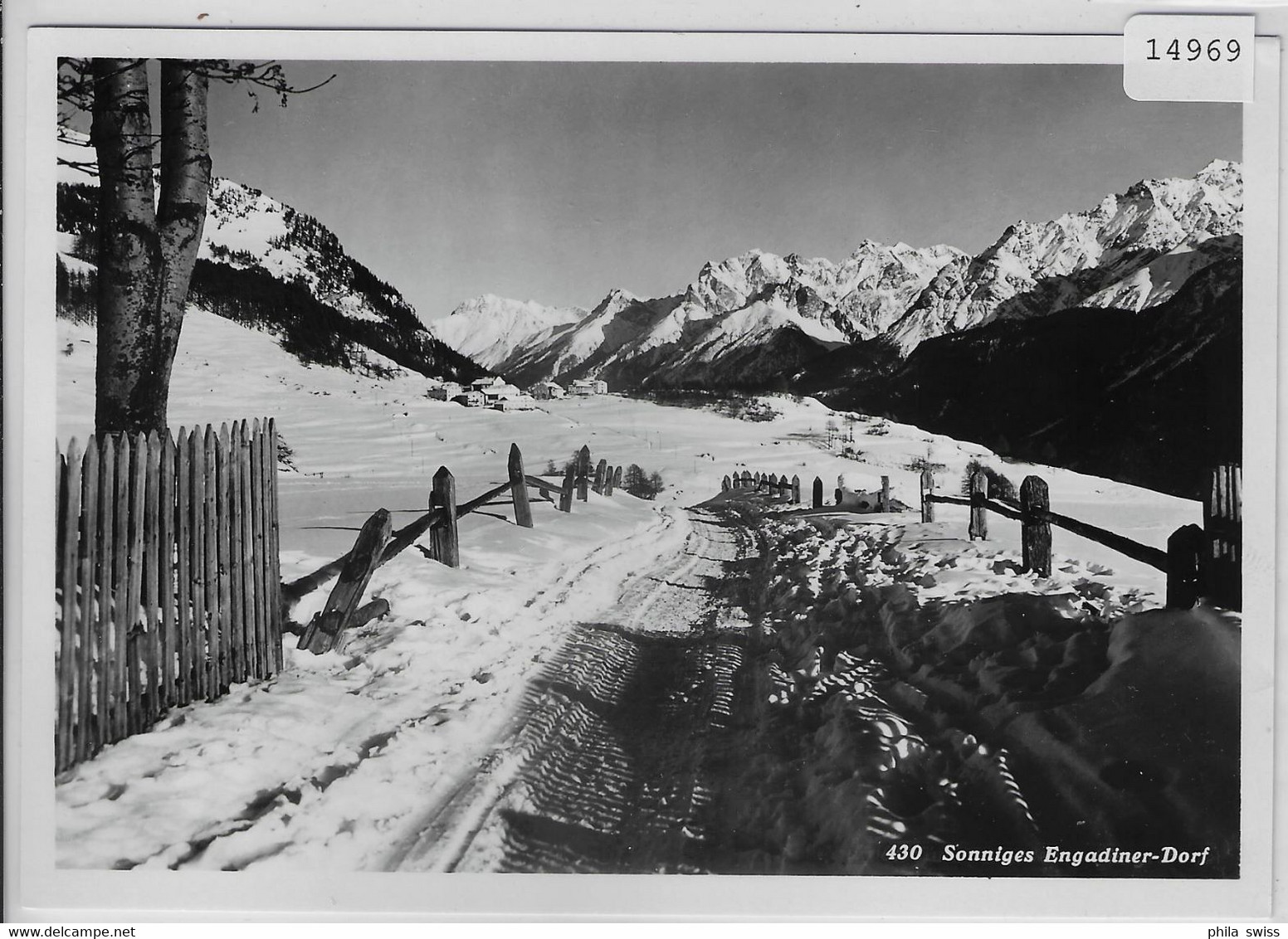 Bos-cha Von Guarda Gesehen - Sonniges Engadiner-Dorf Im Winter En Hiver - Guarda