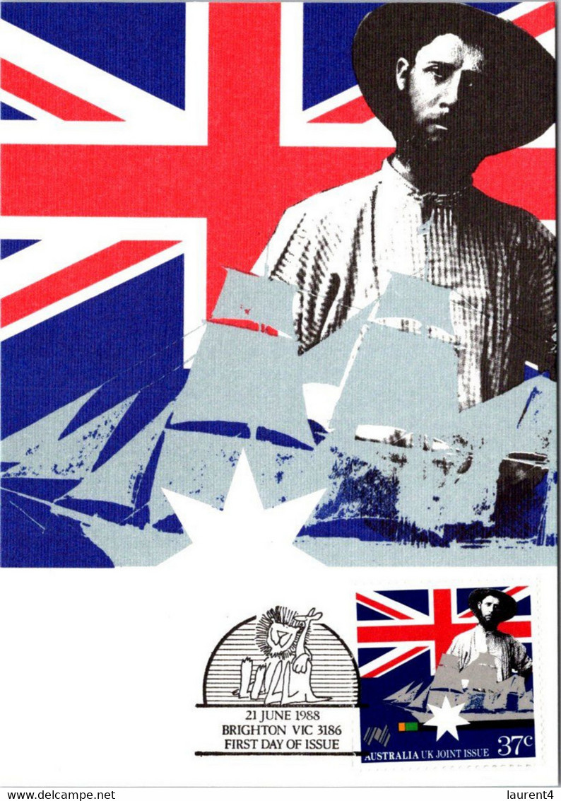 (4 A 45) Australia 1988 Bi-Centennial (sail Ship - Prisoner Immigrant) - Prison