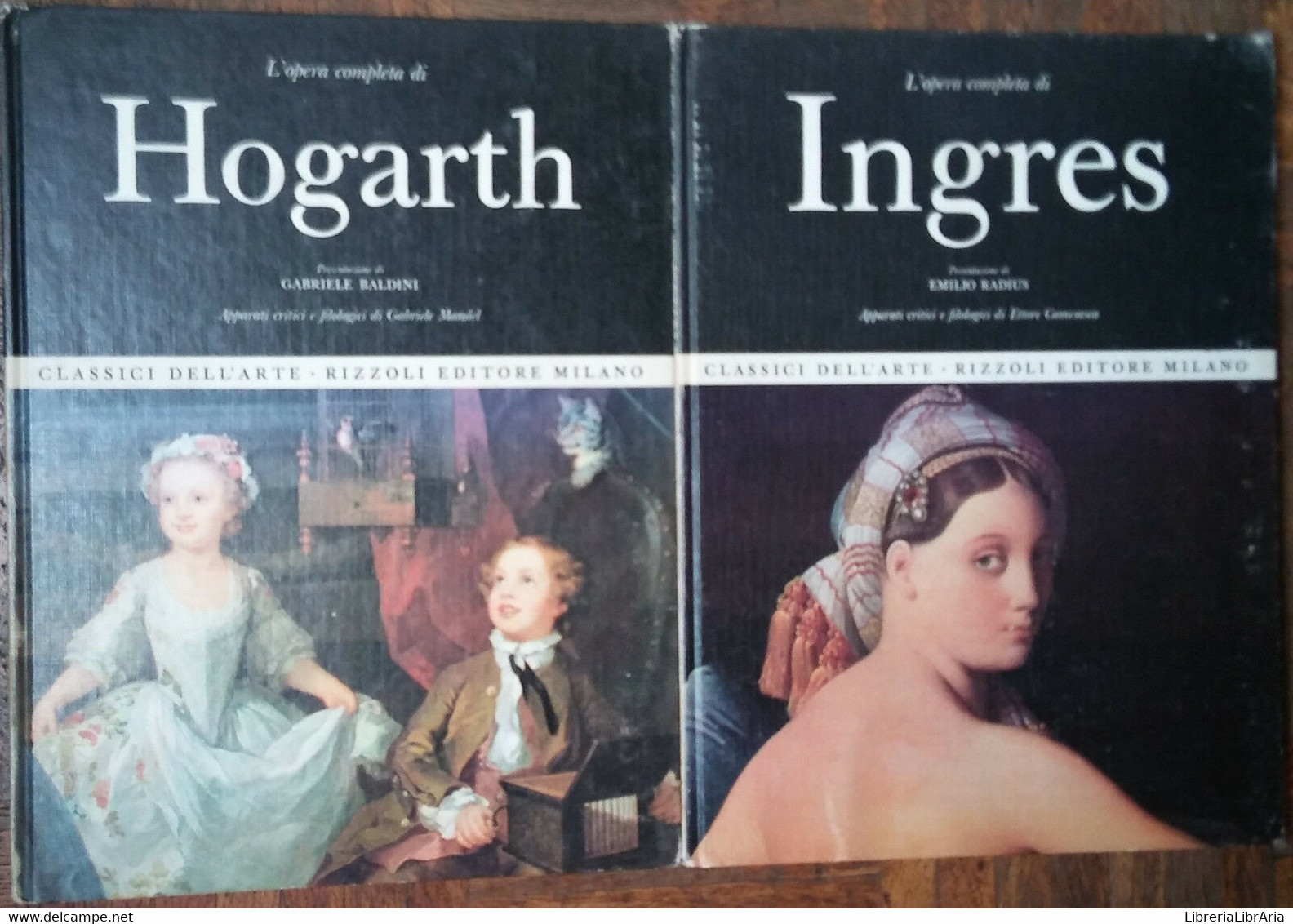 L’opera Completa Di Ingres;L’opera Completa Di Hogarth-AA.VV.-Rizzoli Editore-R - Kunst, Architectuur