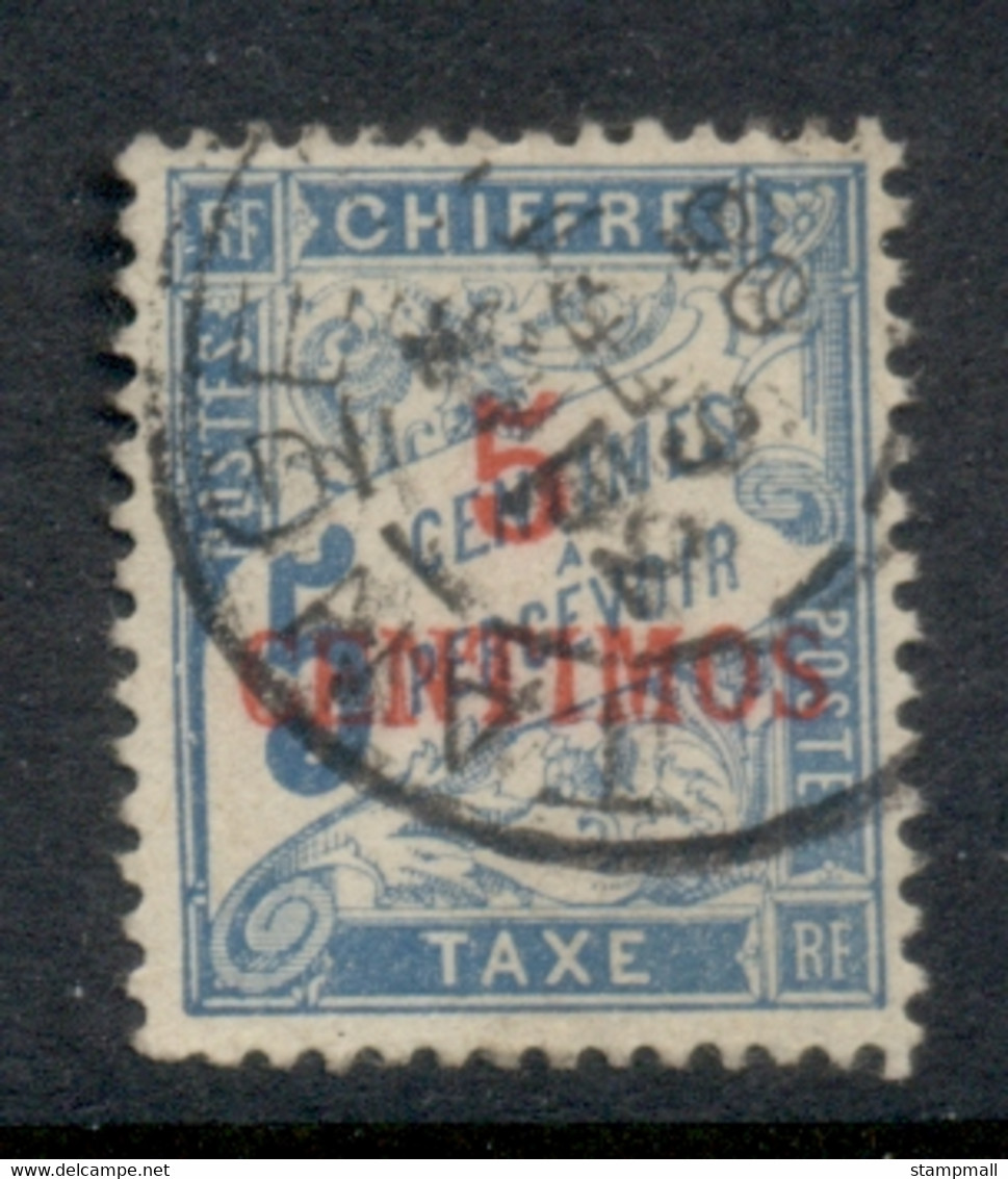 French Morocco 1896 Postage Due 5c On 5c FU - Timbres-taxe