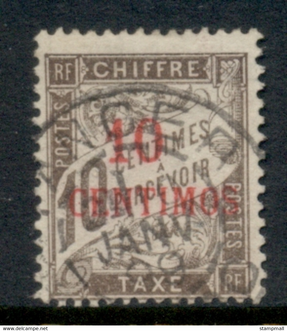 French Morocco 1896 Postage Due 10c On 10c FU - Timbres-taxe