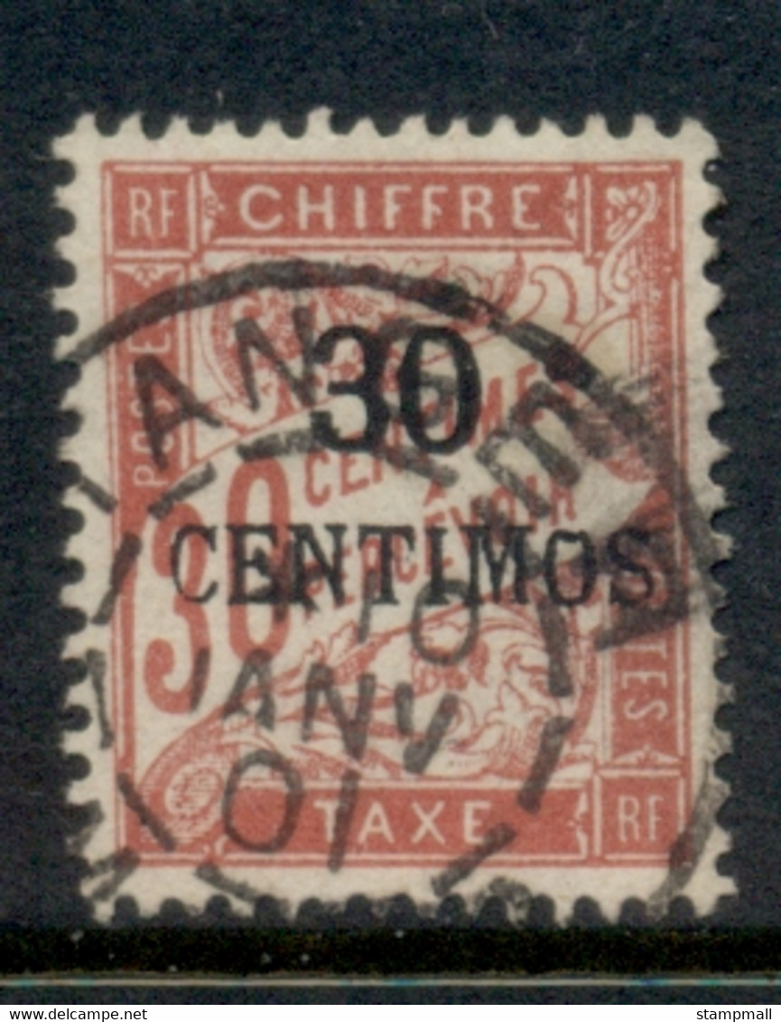 French Morocco 1896 Postage Due 30c On 30c FU - Timbres-taxe