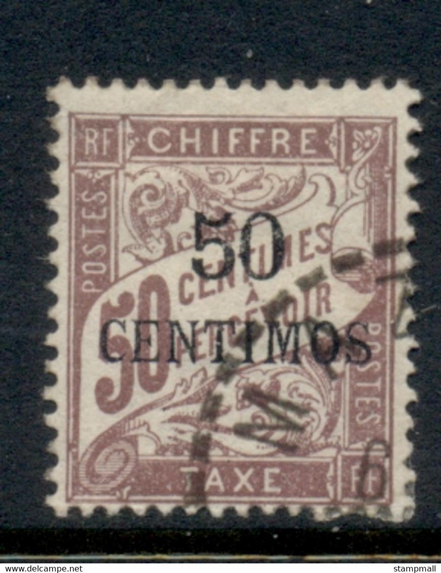 French Morocco 1896 Postage Due 50c On 50c FU - Timbres-taxe