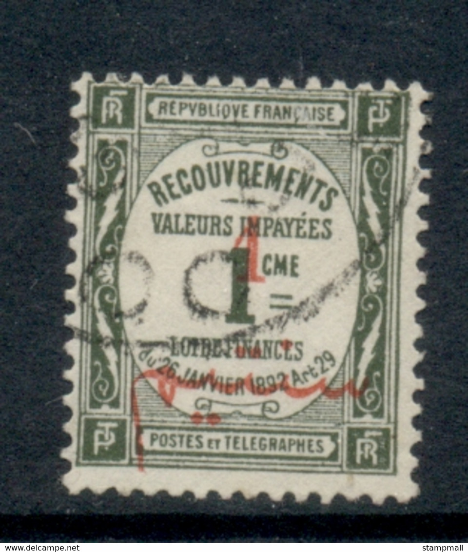 French Morocco 1911 Postage Due 1c On 1c FU - Timbres-taxe