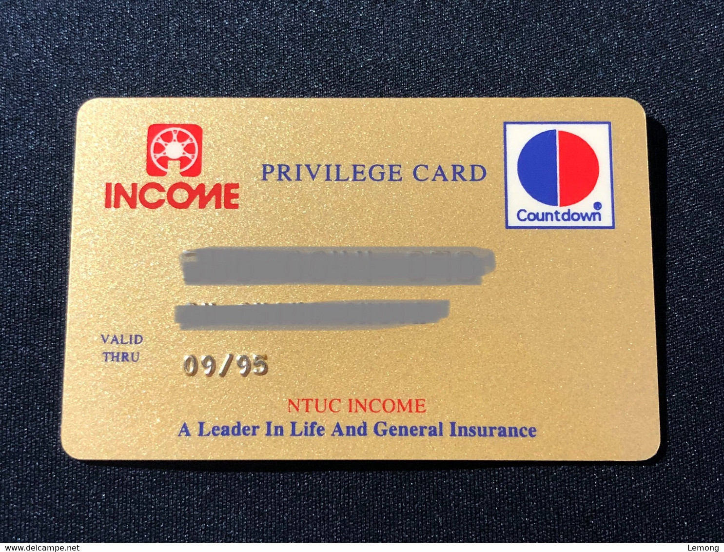 Membership Privilege VIP Card, Set Of 1 Used Card - Singapore