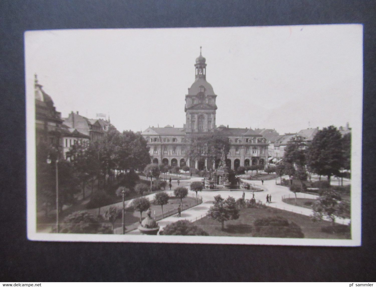 DR 1926 Foto AK Mannheim Paradeplatz Verlag Paul Mehlhorn Nach Kirchheim B. Heidelberg Gesendet Bei Herrn Pfarrer März - Mannheim