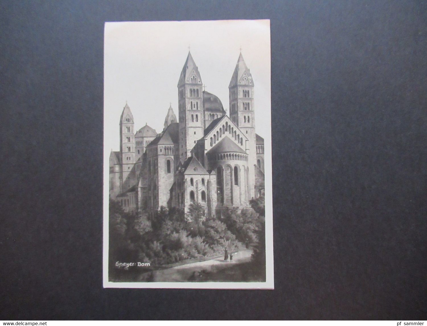 DR 1926 Foto AK Speyer Dom Nach Kirchheim B. Heidelberg Gesendet Bei Herrn Pfarrer März - Speyer