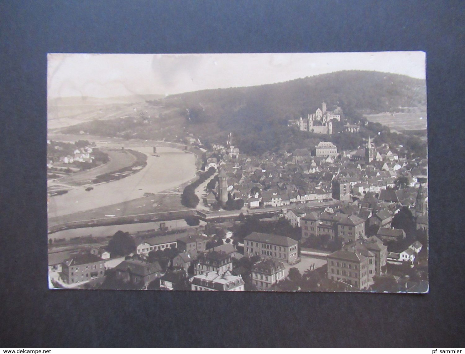 DR 1926 Echtfoto AK Werthrim Panorama Stempel L1 Wertheim A/ M - Wertheim