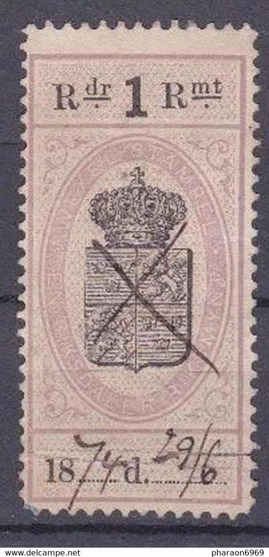 Wexel Stamp Riksdaler - Steuermarken