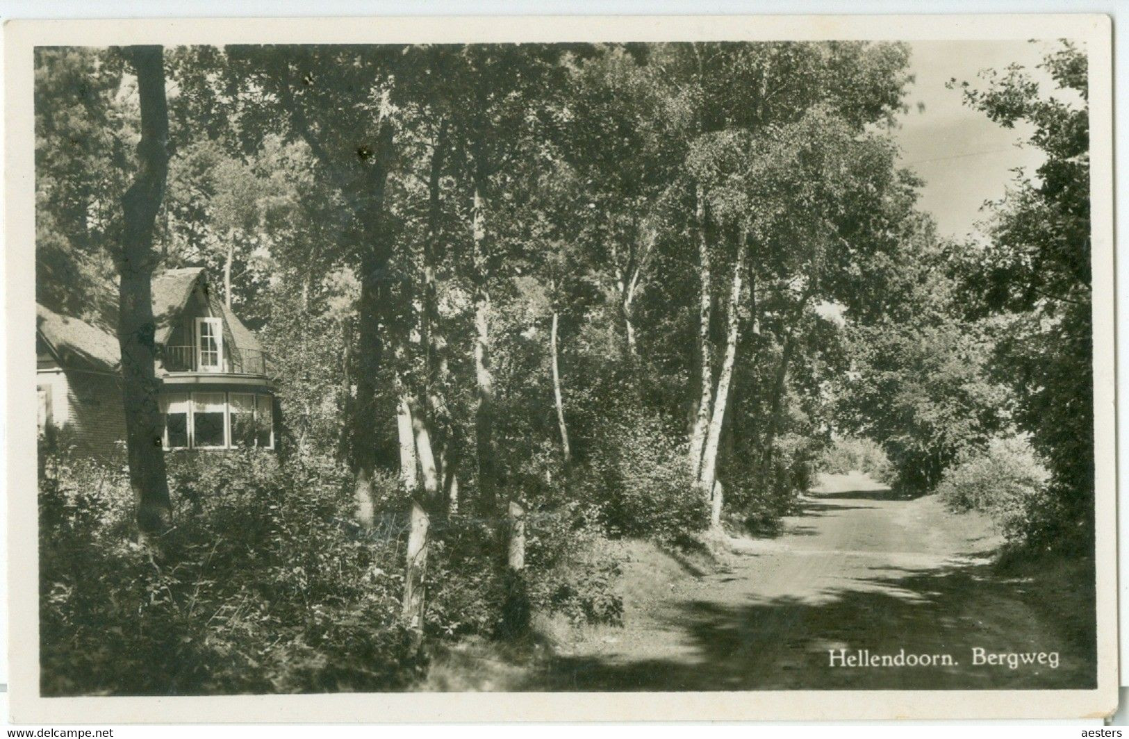 Hellendoorn 1949; Bergweg - Gelopen. (J. Lemmers - Hellendoorn) - Hellendoorn