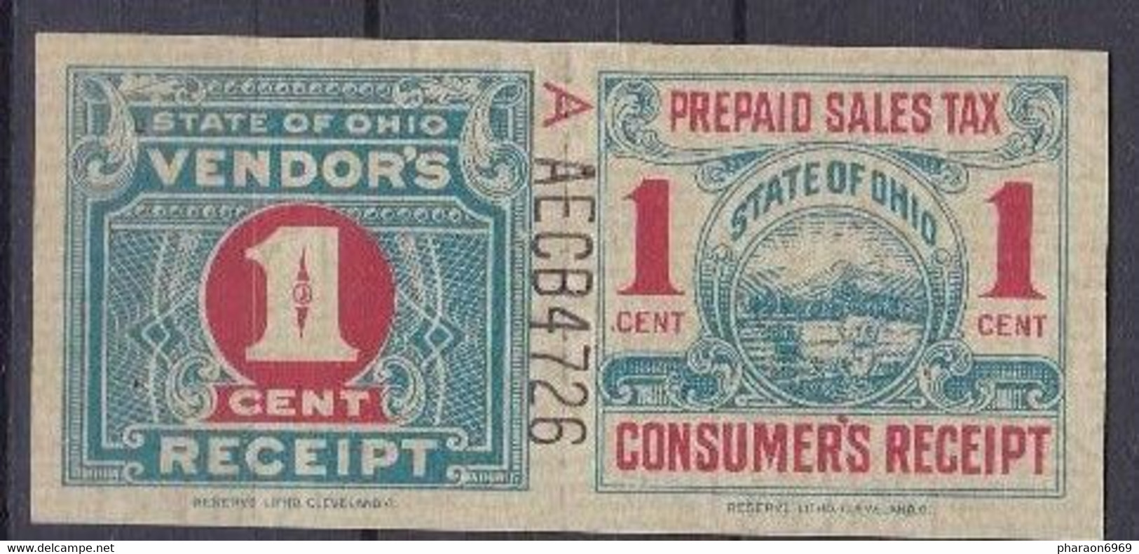 State Of Ohio Prepaid Sales Tax - Ohne Zuordnung