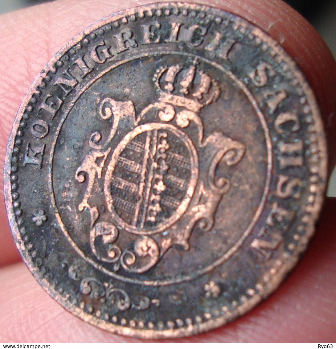 1 Pfennig 1863 B Johann - Taler & Doppeltaler