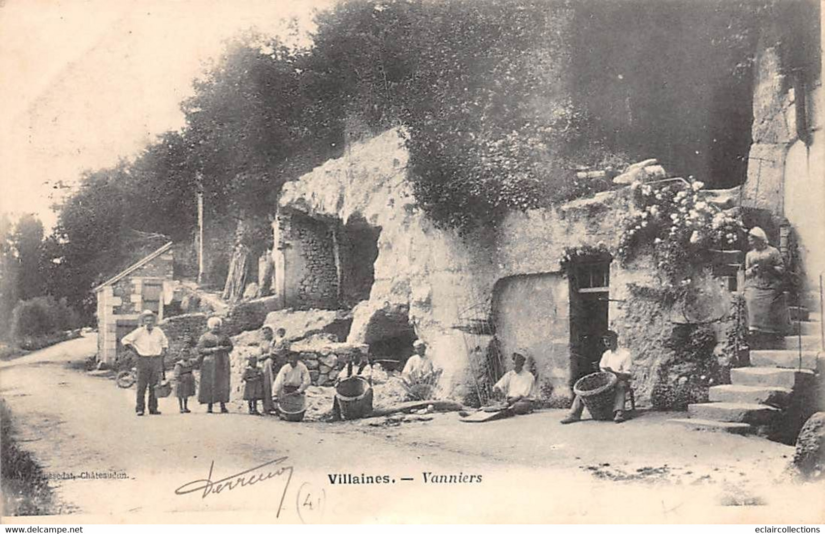 Villaines Les Rochers       37           Les Vanniers  Et Maisons Troglodytes  - 3 -      (voir Scan) - Other & Unclassified