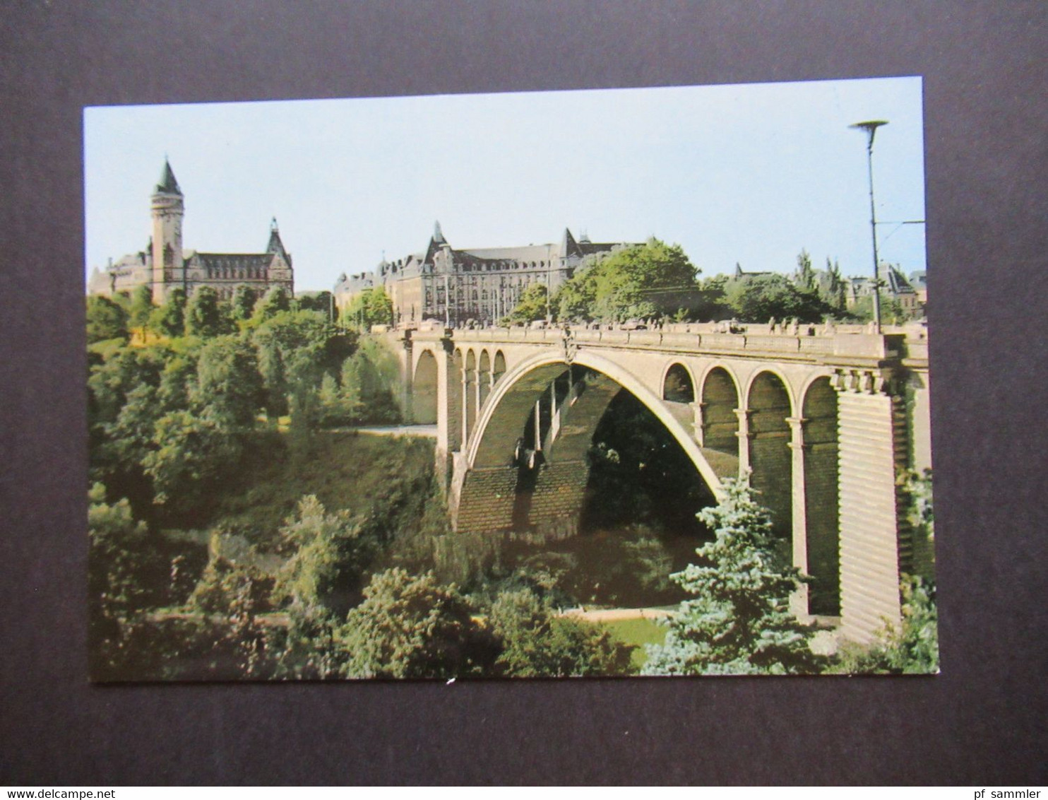 AK Luxemburg Luxembourg Pont Adolphe Caisse D'Epargne Verlag E.A. Schaack - Luxemburg - Stad