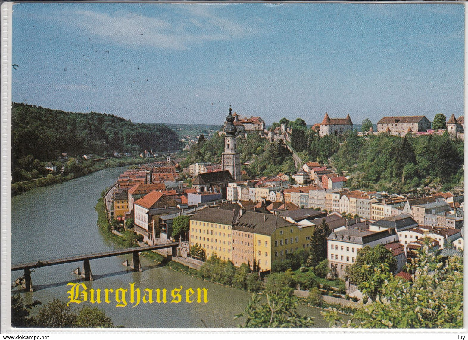 BURGHAUSEN AN DER SALZACH;  Blick Von Ach, OÖ - Burghausen