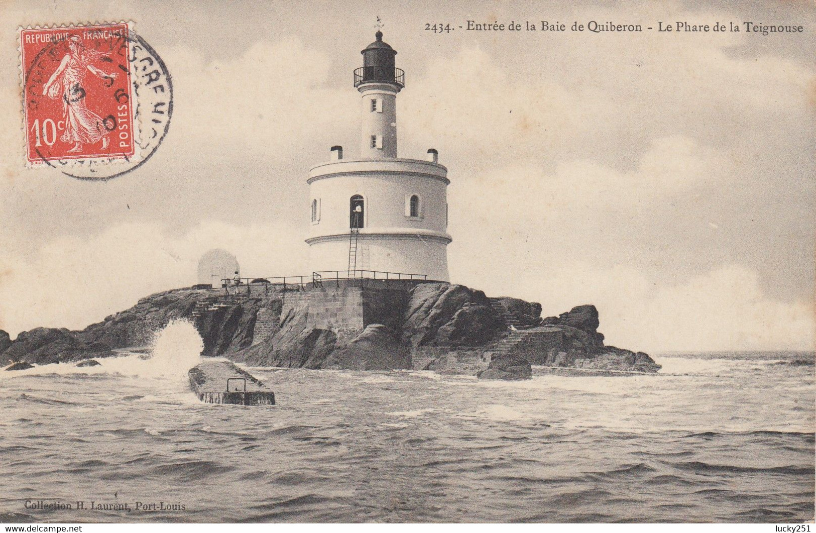 France - Phare - Entrée De La Baie De Quiberon - Le Phare De La Teignouse - Circulée - Lighthouses