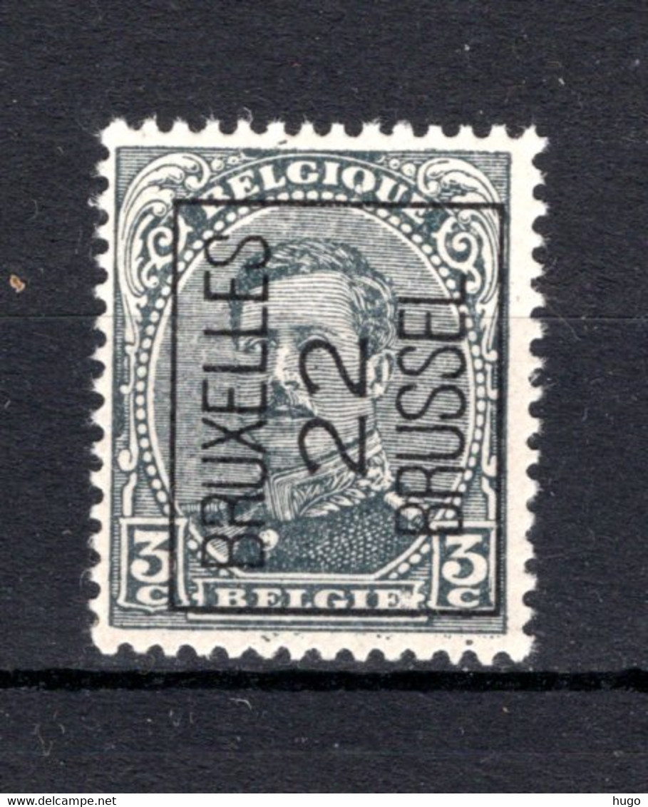 PRE63A MNH** 1922 - BRUXELLES 22 BRUSSEL - Typografisch 1922-26 (Albert I)