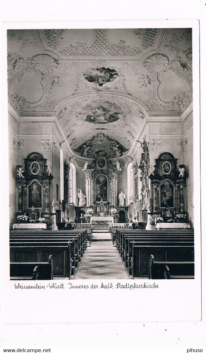 D-13096  WEISSENSTEIN : Inneres Der Kath. Stadtpfarrkirche - Lauterstein