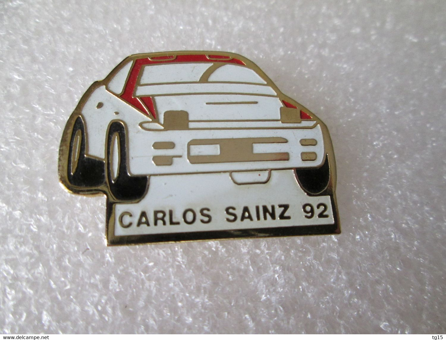 RARE   PIN'S   TOYOTA   CELICA  RALLYE   CARLOS  SAINZ - Toyota