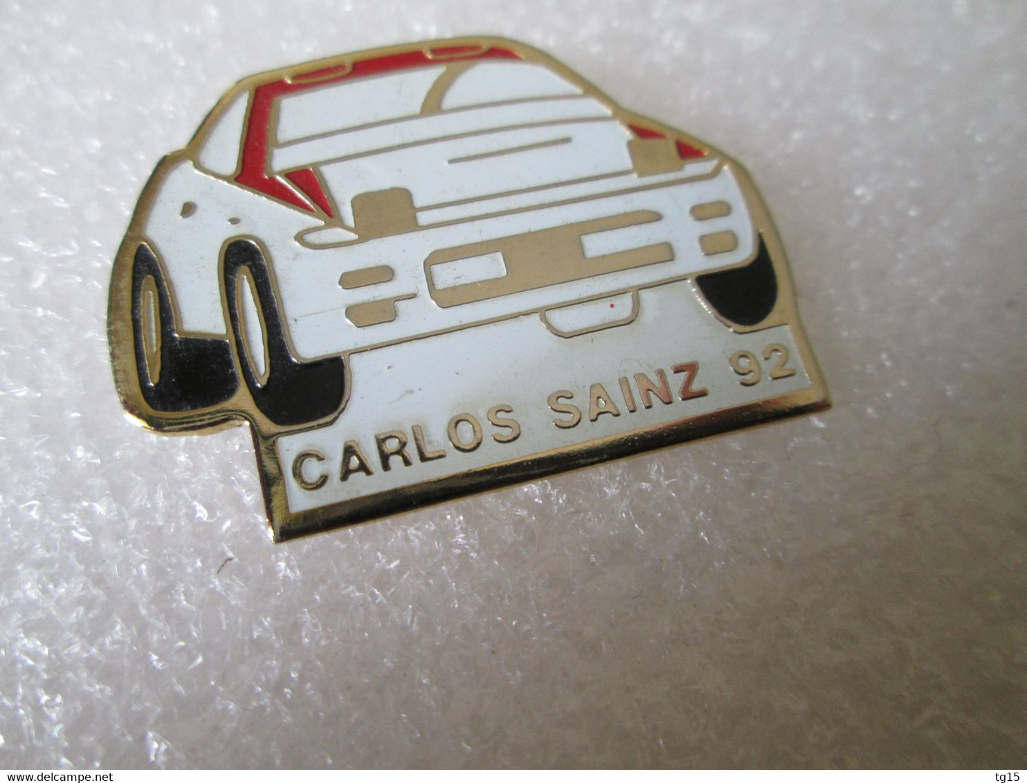 RARE   PIN'S   TOYOTA   CELICA  RALLYE   CARLOS  SAINZ - Toyota