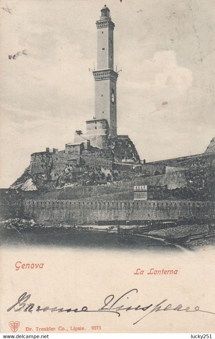 Italie - Phare - Genova -  Le Phare  - Circulée - Leuchttürme