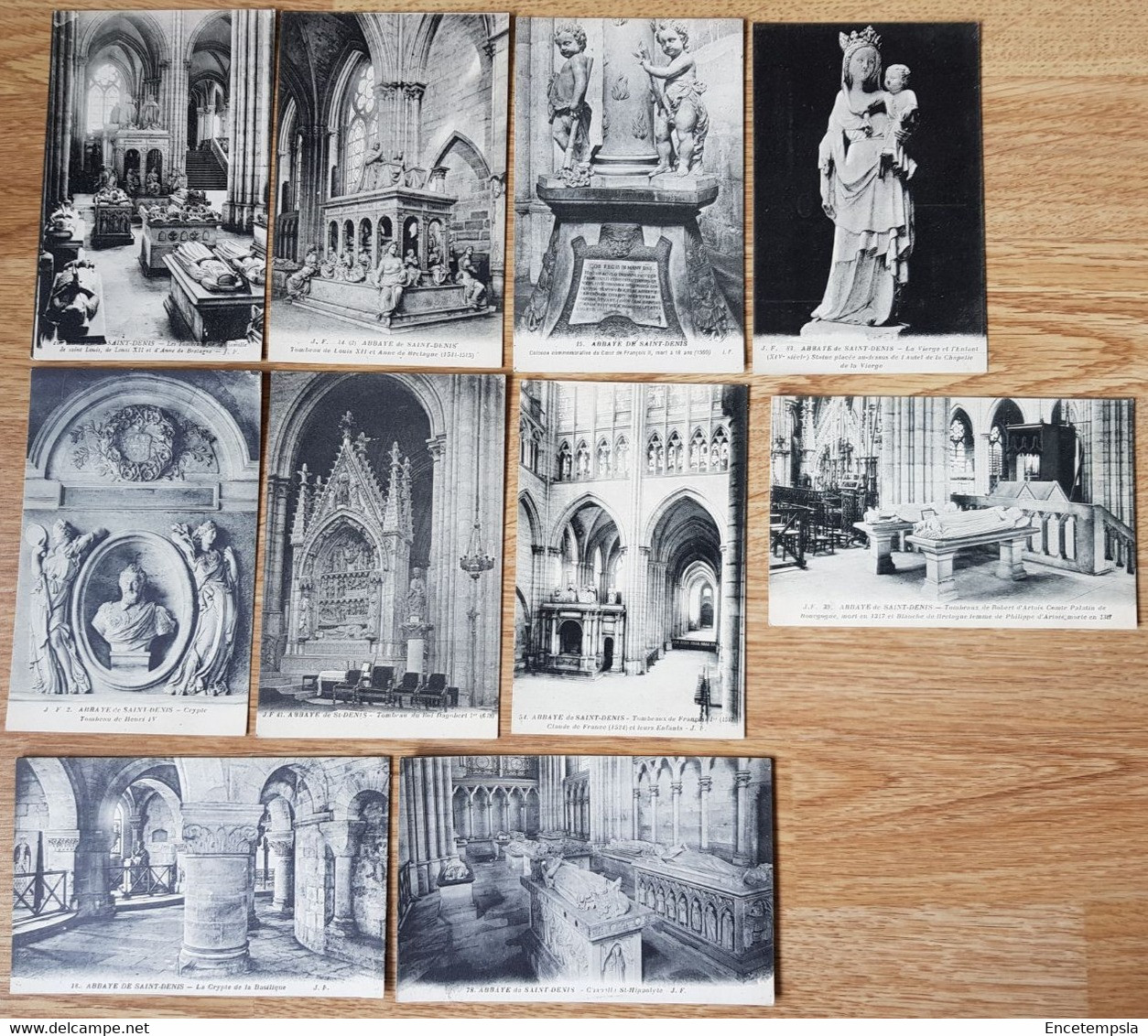 Cartes Postales - Lot 28 Cartes Postales - Abbaye De Saint Denis ( Lot Abbaye OK) - 5 - 99 Cartes