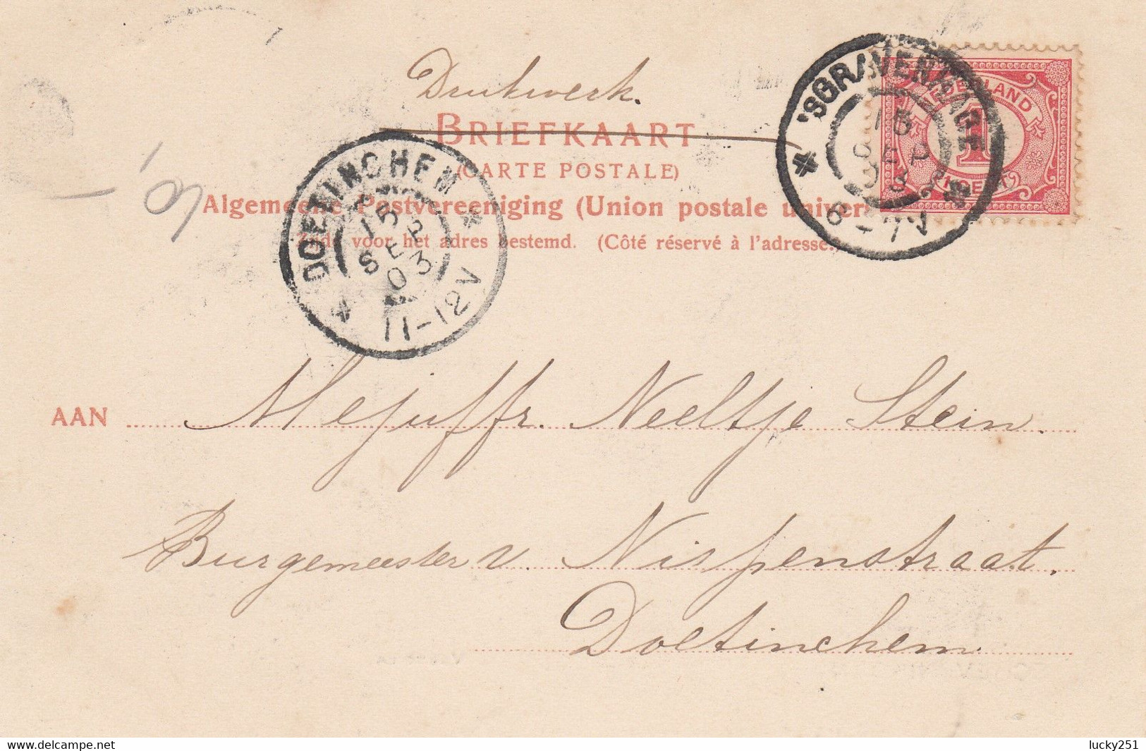 Pays Bas - Phare - Scheveningen -  Le Phare  - Circulée 15/09/1903 - Leuchttürme