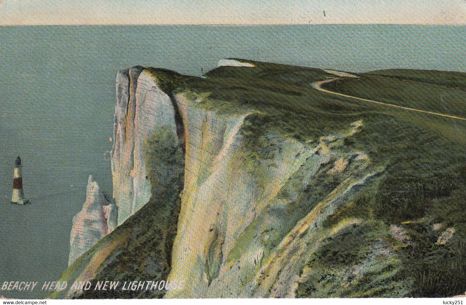 Royaume Unis - Phare - Beachy Head -  Le Phare  - Circulée 15/09/1908 - Faros