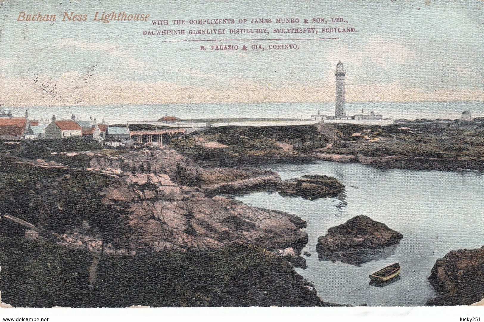 Royaume Uni - Phare - Buchan -  Le Phare  - Circulée - Faros