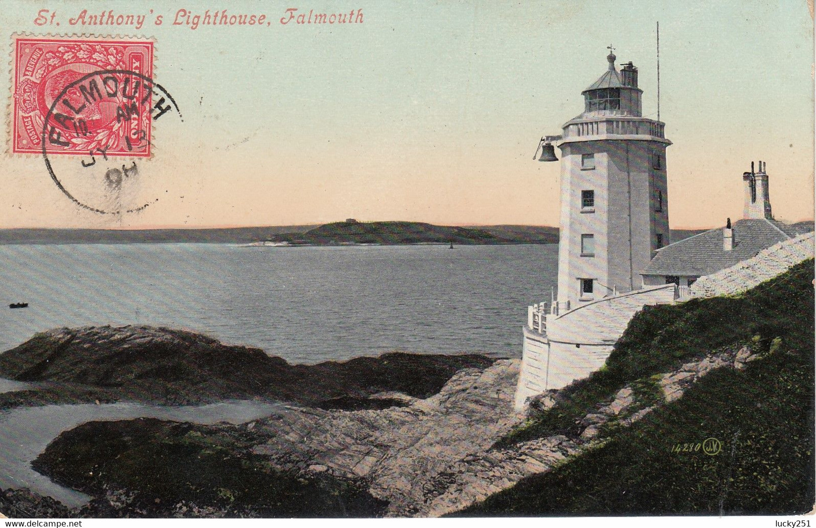 Royaume Uni - Phare - Falmouth -  Le Phare  - Circulée - Vuurtorens