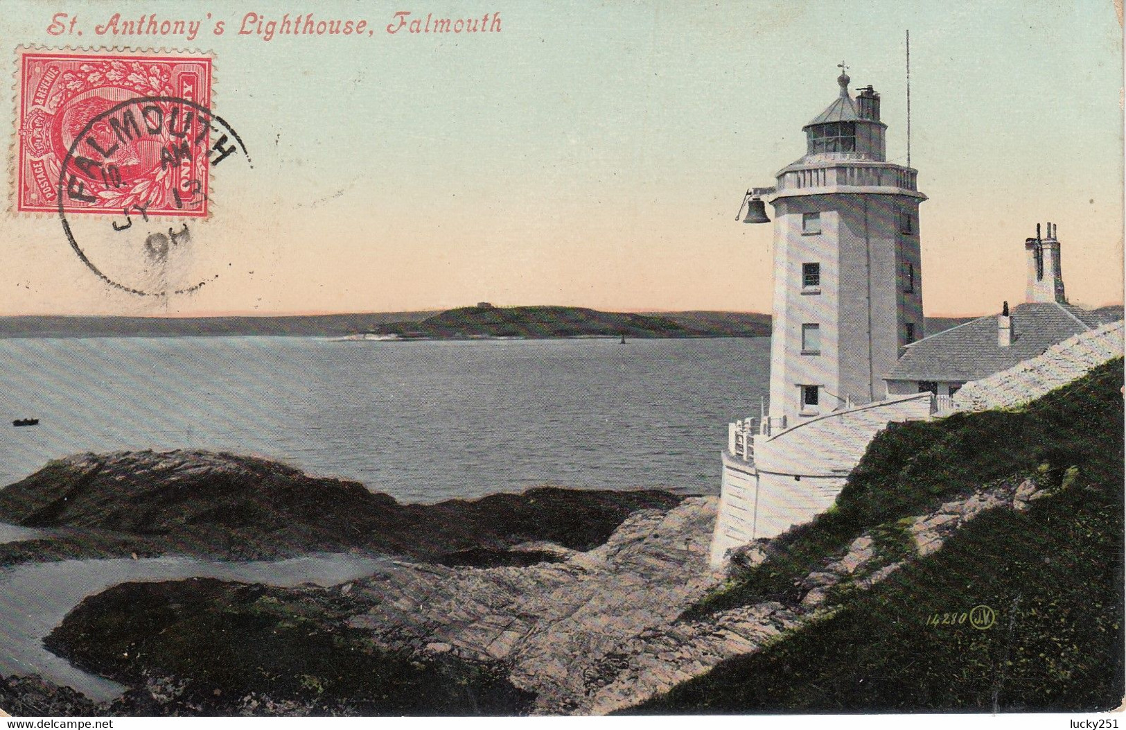 Royaume Uni - Phare - Falmouth -  Le Phare  - Circulée - Lighthouses