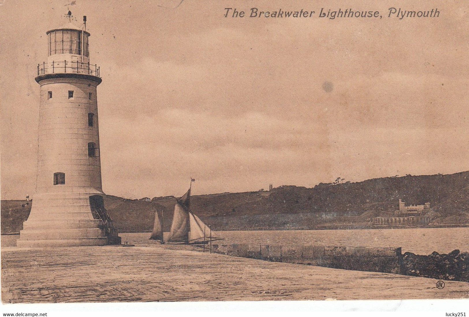 Royaume Uni - Phare - Plymouth -  Le Phare  - Circulée 28/07/1911 - Lighthouses