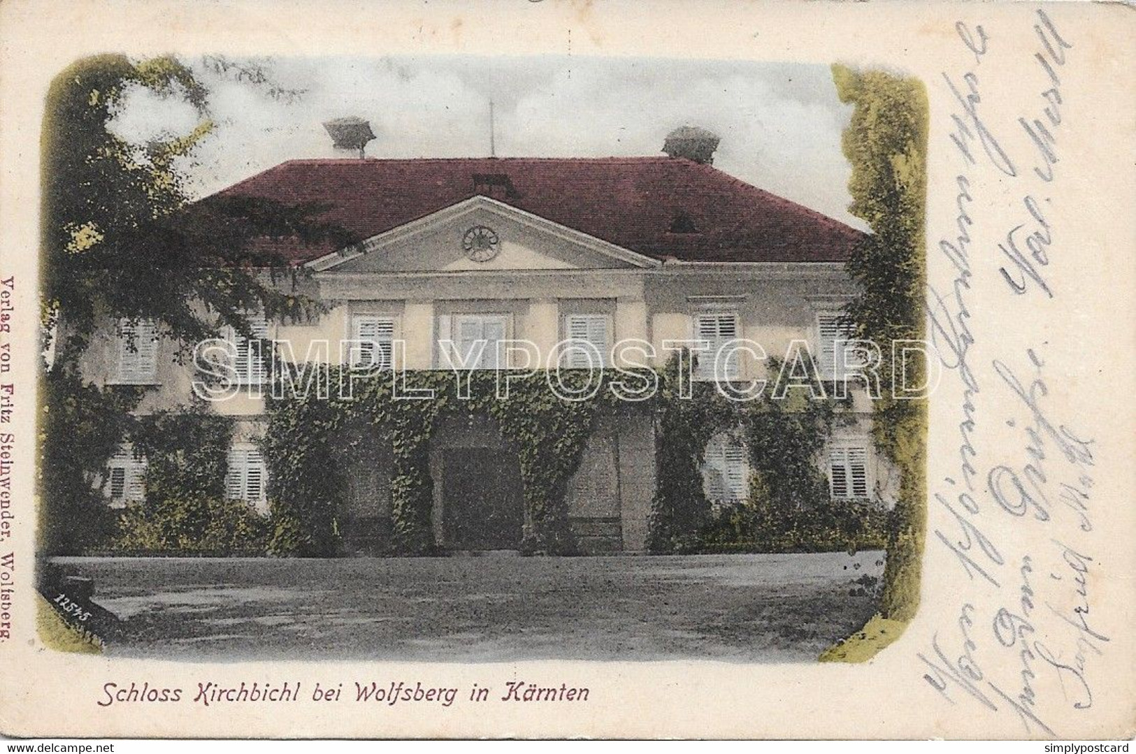 AK - OLD POSTCARD - AUSTRIA - SCHLOSS KIRCHBICHL IN  KARNTEN -  VIAGGIATA 1903 - H63 - Wolfsberg