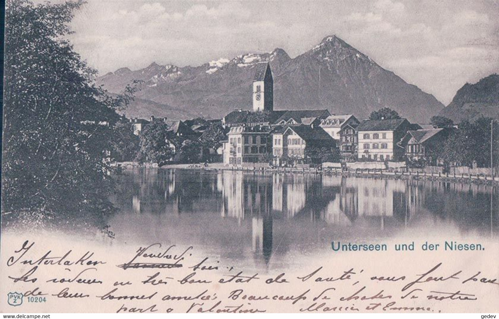 Unterseen BE Und Niesen (10204) - Unterseen