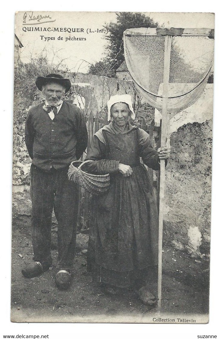 QUIMIAC MESQUER - Types De Pêcheurs - 1906 - Mesquer Quimiac