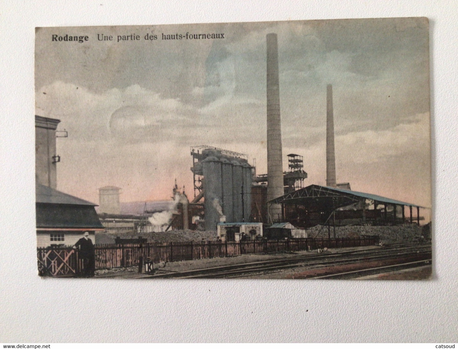Carte Postale Ancienne (1911) Rodange Une Partie Des Hauts-fourneaux - Esch-sur-Alzette