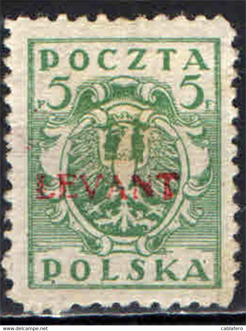POLONIA - 1919 - UFFICIO LEVANTE- MH - Levant (Turquía)