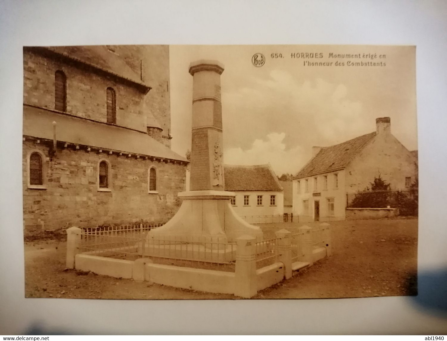 B - HORRUES - MONUMENT ERIGE EN L' HONNEUR DES COMBATTANTS - Soignies