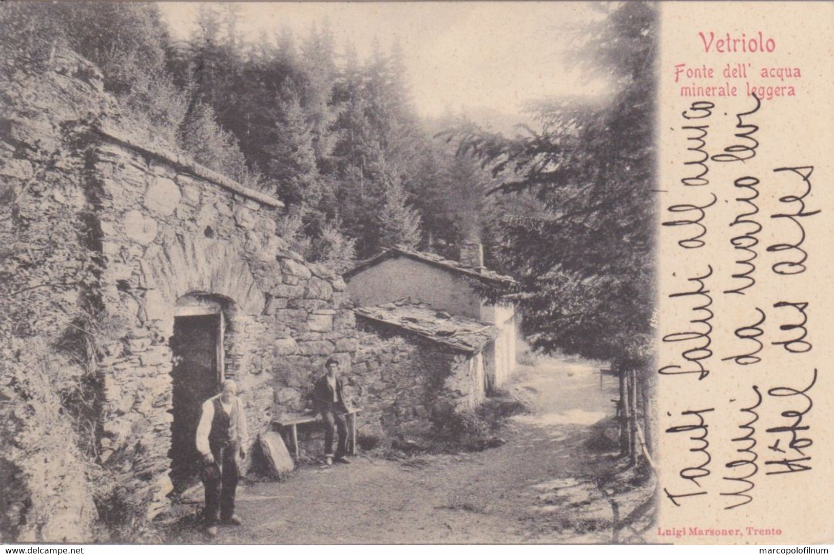 VETRIOLO - TRENTO - CARTOLINA VIAGGIATA NEL 1905 - - Trento