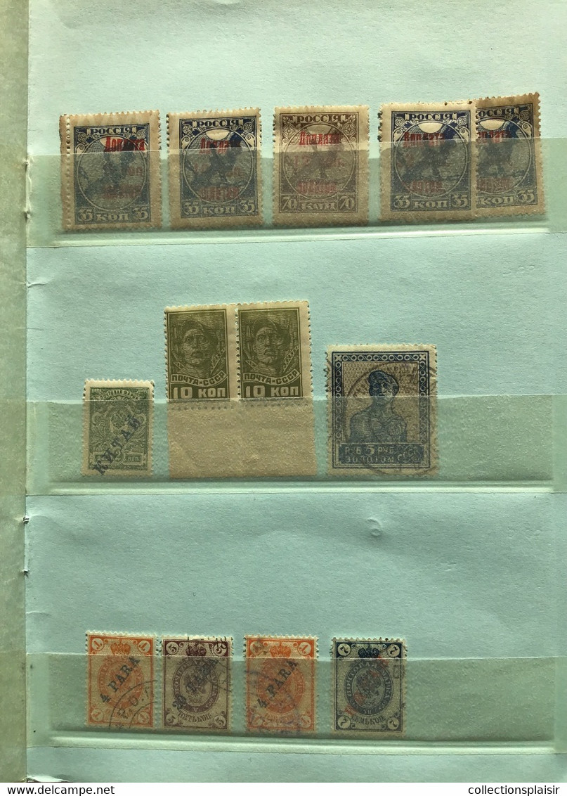 CARNET DE CIRCULATION DE TIMBRES RUSSES ANCIENS