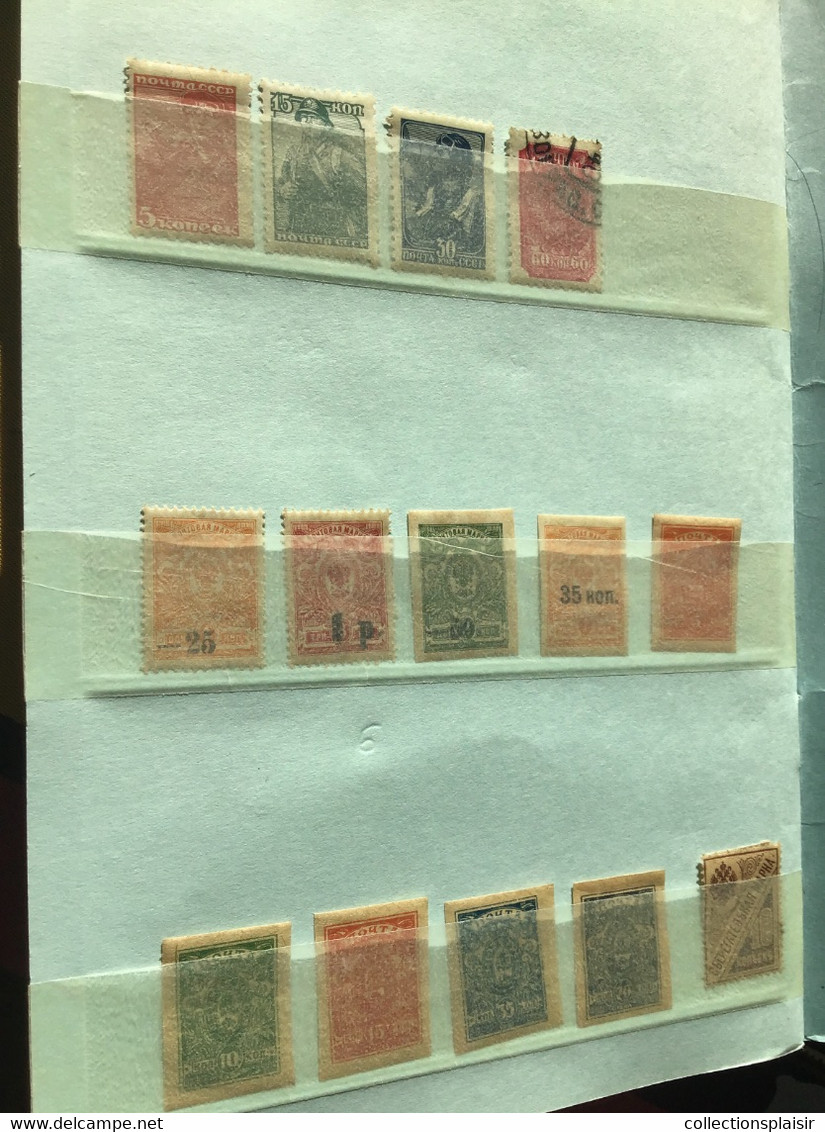 CARNET DE CIRCULATION DE TIMBRES RUSSES ANCIENS