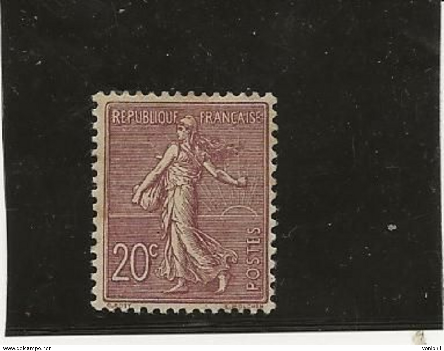 SEMEUSE LIGNEE N° 131 NEUF CHARNIERE -ANNEE 1903 - COTE : 75 € - 1903-60 Semeuse Lignée