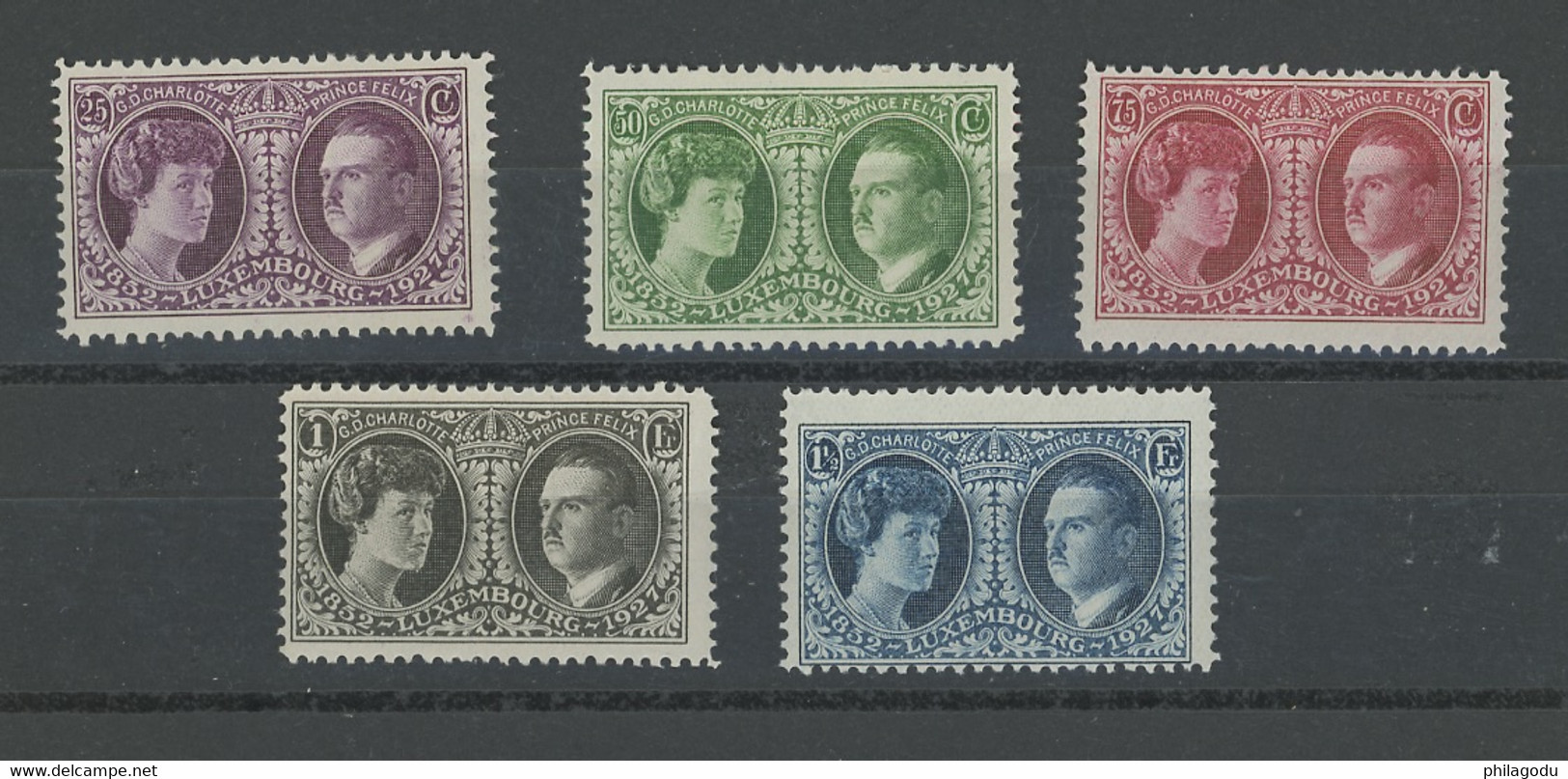 1927. 187-191  **  C Yv. 22,-euros - Neufs